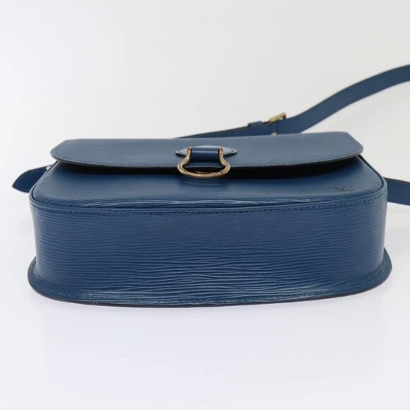 LOUIS VUITTON Epi Saint Cloud GM Shoulder Bag Toledo Blue M52195 LV Auth ep5940 - Picture 6 of 15